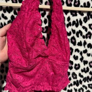Together Fuchsia Lace Top